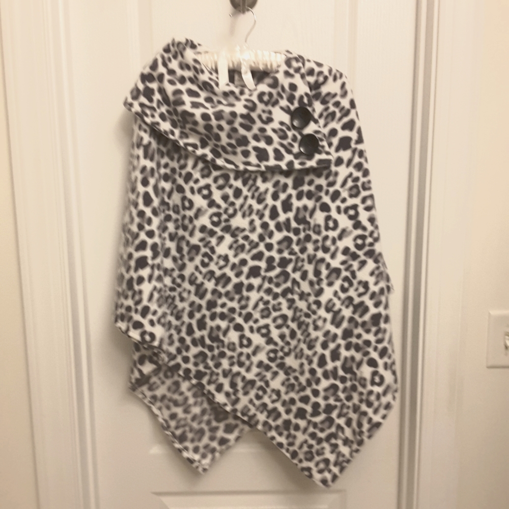 Brand new warm and cozy poncho OS